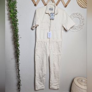 Everlane The Super-Soft Summer Jean Coverall In Bone